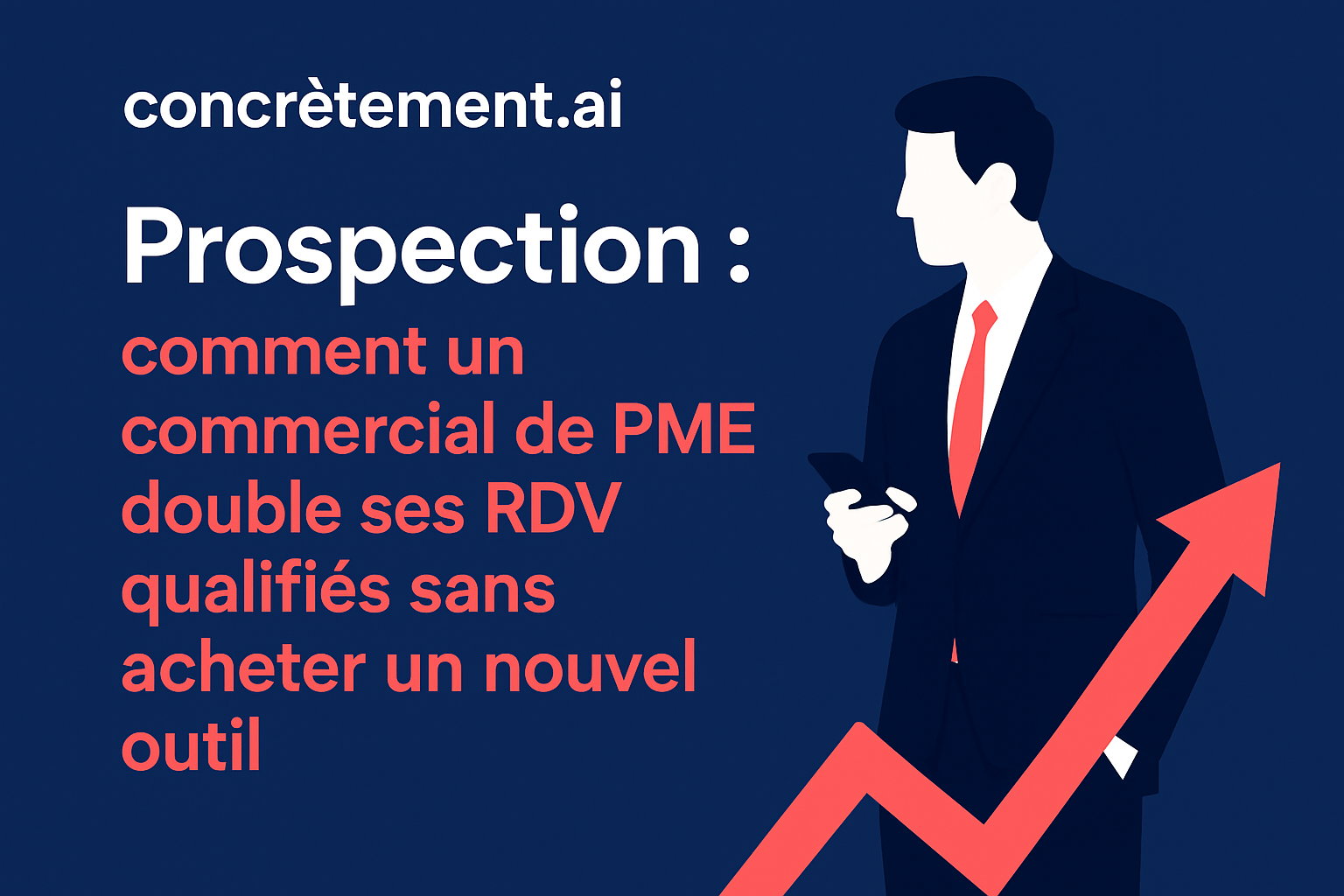 Prospection : comment un commercial de PME double ses RDV qualifiés sans acheter un nouvel outil